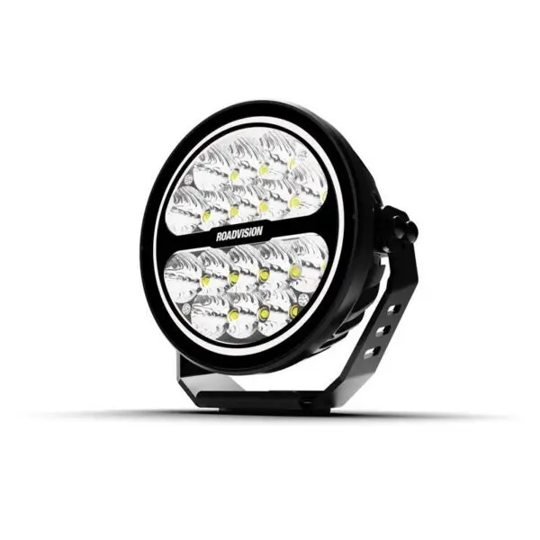 Roadvision LED Driving Light 7" Stealth SLK7 Driving Beam 10-30V 16 x 3W Osram LEDs 4601lm Halo