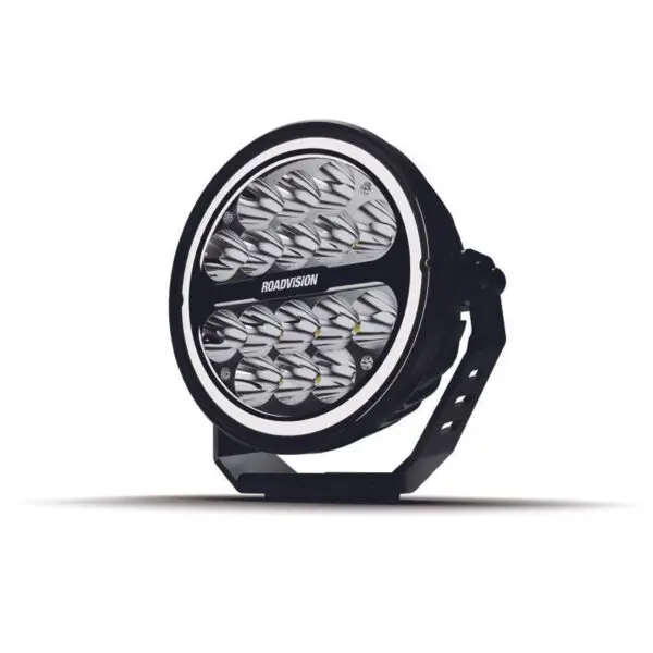 LED Driving Light 7in Stealth 9-32V 16x3W <68W <5130lm TMT Spot Beam + Halo Ring S7