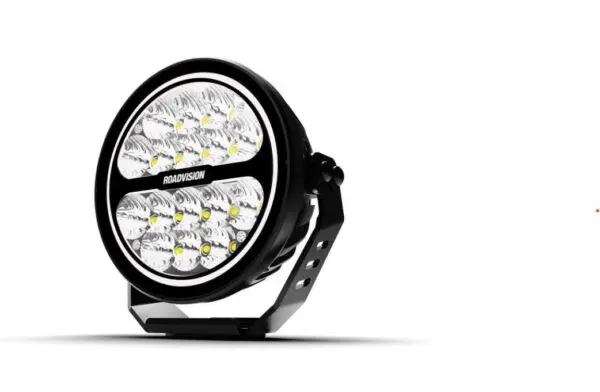 Roadvision LED Driving Light 7" Stealth 9-32V 16x3W 68W 5130lm TMT Spot Beam + Halo Ring SP7